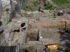 archeologische opgravingen aan het project vierschaer